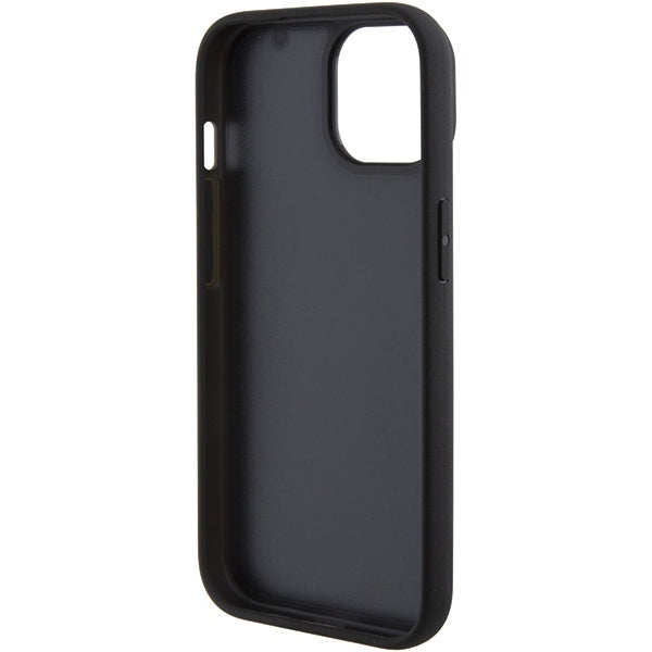 Custodia per Apple iPhone 15 Plus, BMW, Natural Hot Stamp, Nera
