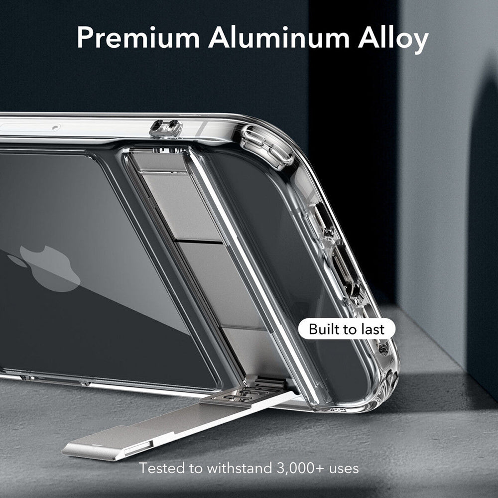 Custodia per Apple iPhone 15 Plus, ESR, Air Shield Boost Kickstand, Trasparente
