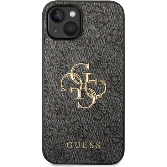 Custodia per Apple iPhone 15 Plus, Guess, 4G Big Logo, Grigio