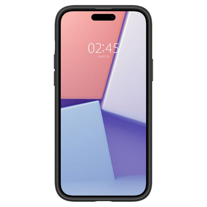 Custodia per Apple iPhone 15 Plus, Spigen, Ultra Hybrid, Nera Opaca
