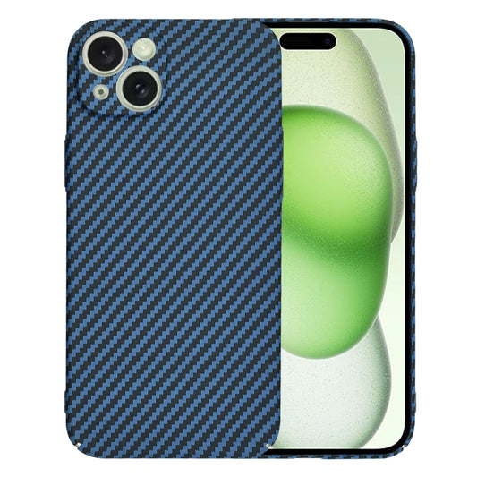 Custodia per Apple iPhone 15 Plus, Techsuit, Carbonite FiberShell, Turchese