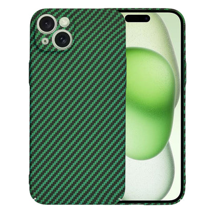 Custodia per Apple iPhone 15 Plus, Techsuit, Carbonite FiberShell, Verde