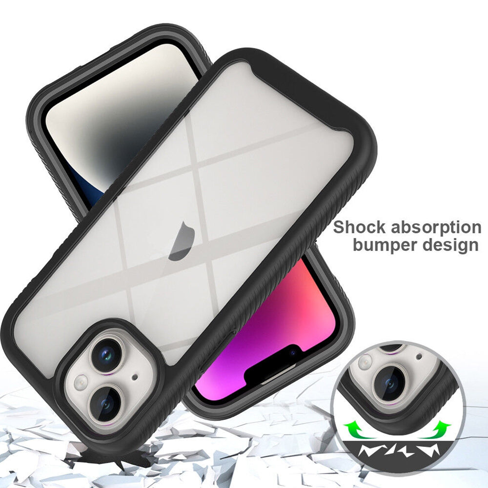 Custodia per Apple iPhone 15 Plus, Techsuit, Defense360 Pro, Nera
