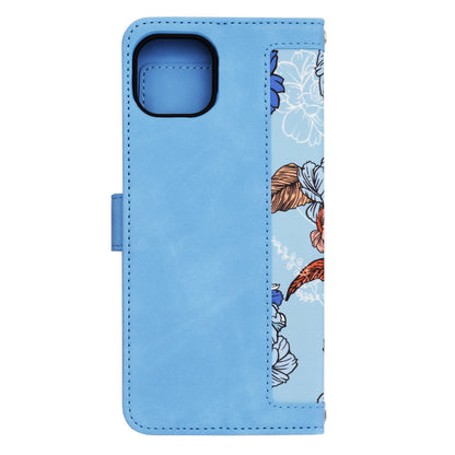 Custodia per Apple iPhone 15 Plus, Techsuit, FlipCraft, Blu