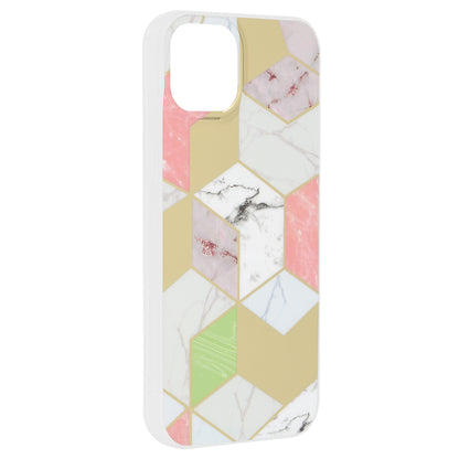 Custodia per Apple iPhone 15 Plus, Techsuit, Marble, Viola