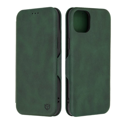 Custodia per Apple iPhone 15 Plus, Techsuit, Safe Wallet Plus, Verde