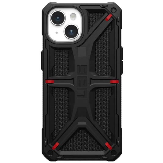 Custodia per Apple iPhone 15 Plus, Urban Armor Gear, Monarch Kevlar, Nera