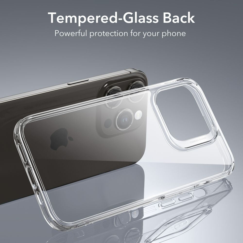 Custodia per Apple iPhone 15 Pro, ESR, Ice Shield, Trasparente