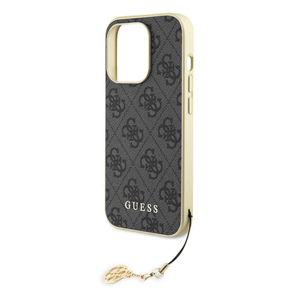 Custodia per Apple iPhone 15 Pro Max, Guess, 4G Charm, Grigio