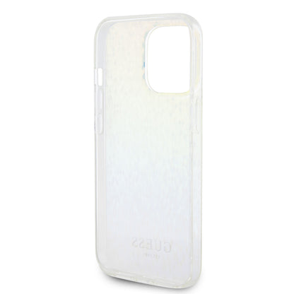 Custodia per Apple iPhone 15 Pro Max, Guess, IML Faceted Mirror Disco Iridescent, Multicolore