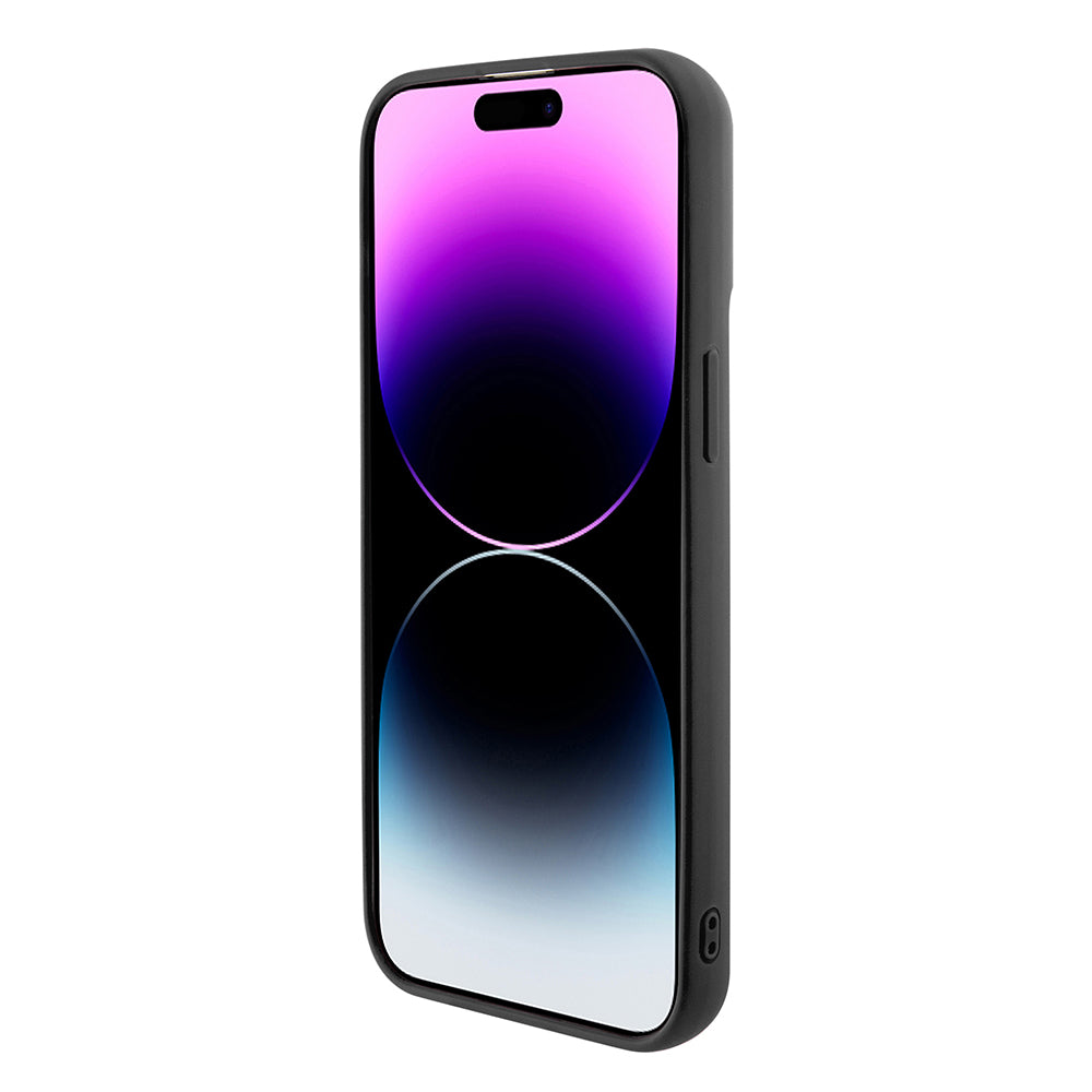 Custodia per Apple iPhone 15 Pro Max, Guess, Sequin Script Logo, Nera GUHCP15XPSFDGSK