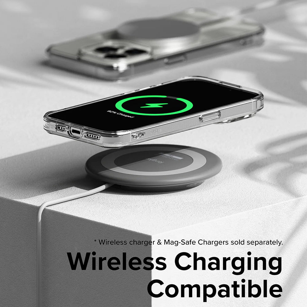 Custodia per Apple iPhone 15 Pro Max, Ringke, Fusion, Trasparente