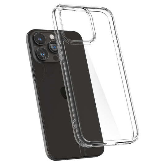 Custodia per Apple iPhone 15 Pro Max, Spigen, Ultra Hybrid, Trasparente