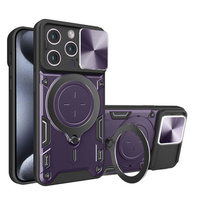 Custodia per Apple iPhone 15 Pro Max, Techsuit, CamGuard Pro, Viola