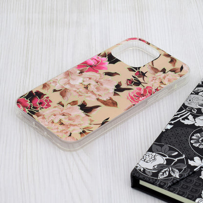 Custodia per Apple iPhone 15 Pro Max, Techsuit, Marble, Beige