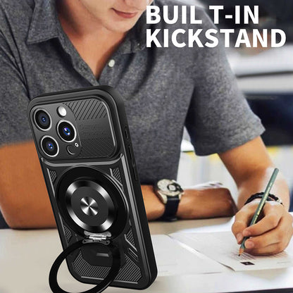Custodia per Apple iPhone 15 Pro Max, Techsuit, RuggedCam, Blu