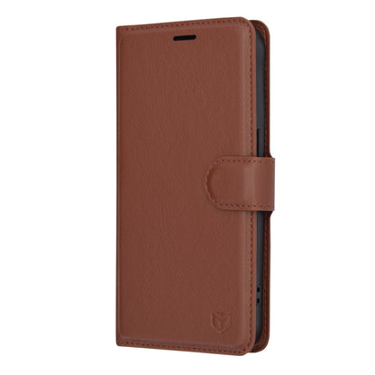 Custodia per Apple iPhone 15 Pro, Techsuit, Leather Folio, Marrone