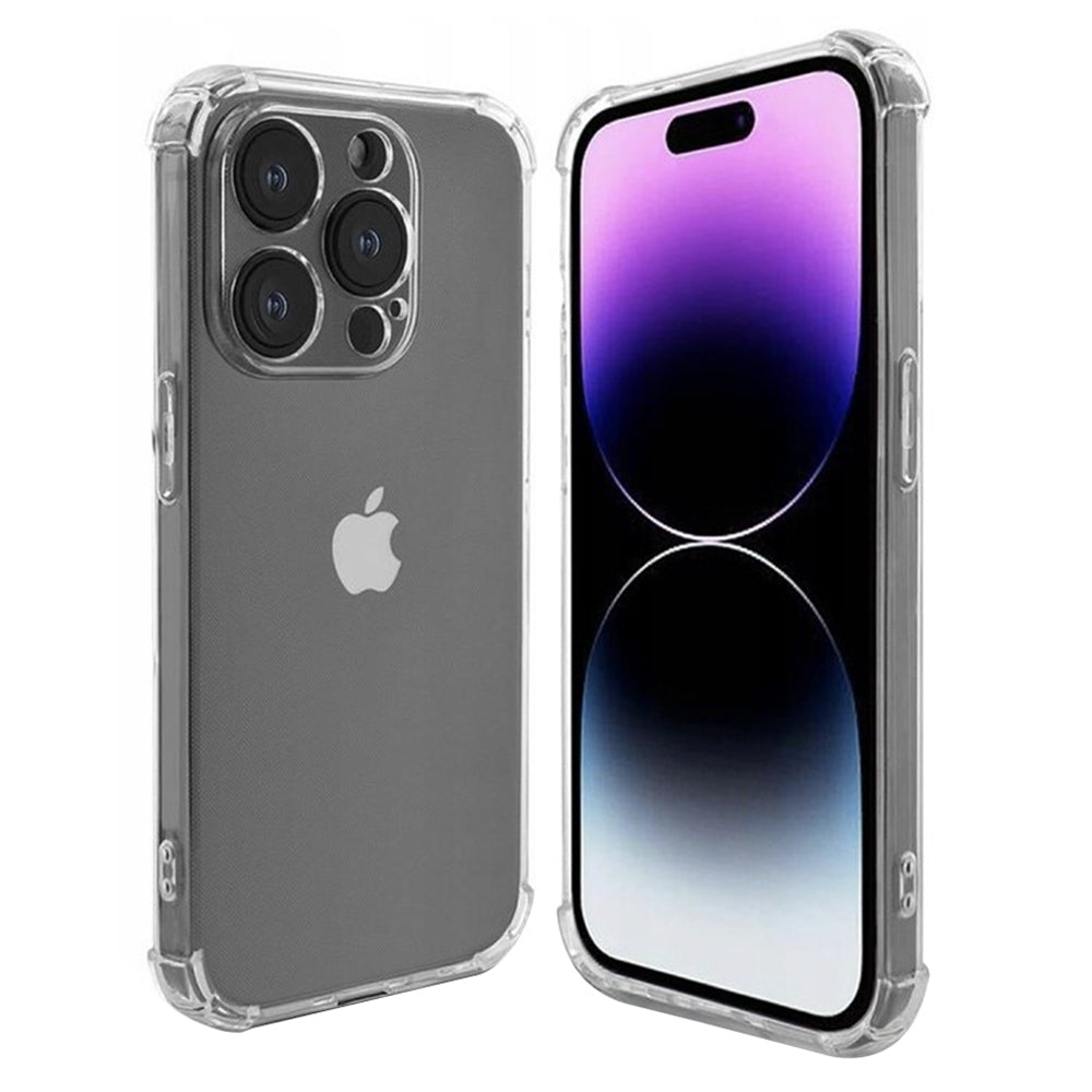 Custodia per Apple iPhone 15 Pro, Techsuit, Shockproof Clear, Trasparente