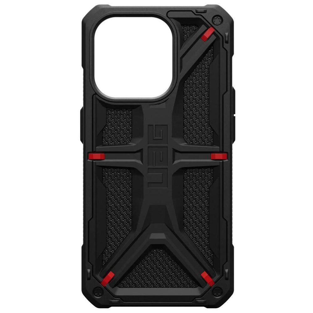 Custodia per Apple iPhone 15 Pro, Urban Armor Gear, Monarch Kevlar, Nera