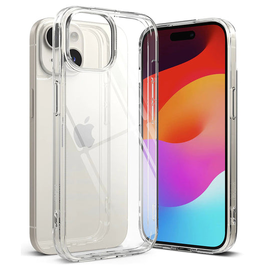 Custodia per Apple iPhone 15, Ringke, Fusion, Trasparente