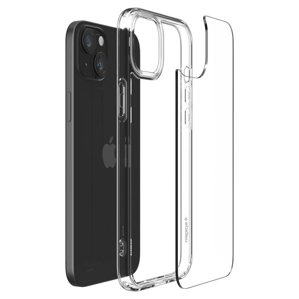 Custodia per Apple iPhone 15, Spigen, Ultra Hybrid, Trasparente ACS06793