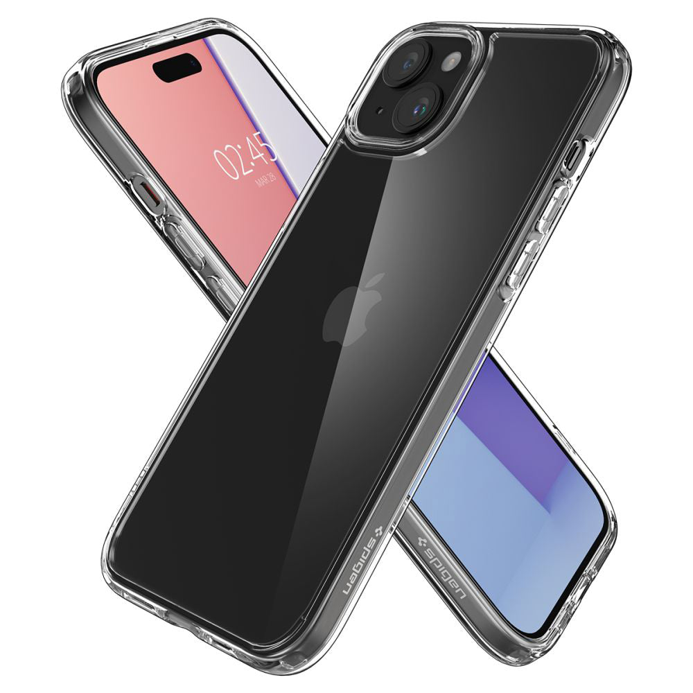 Custodia per Apple iPhone 15, Spigen, Ultra Hybrid, Trasparente ACS06793