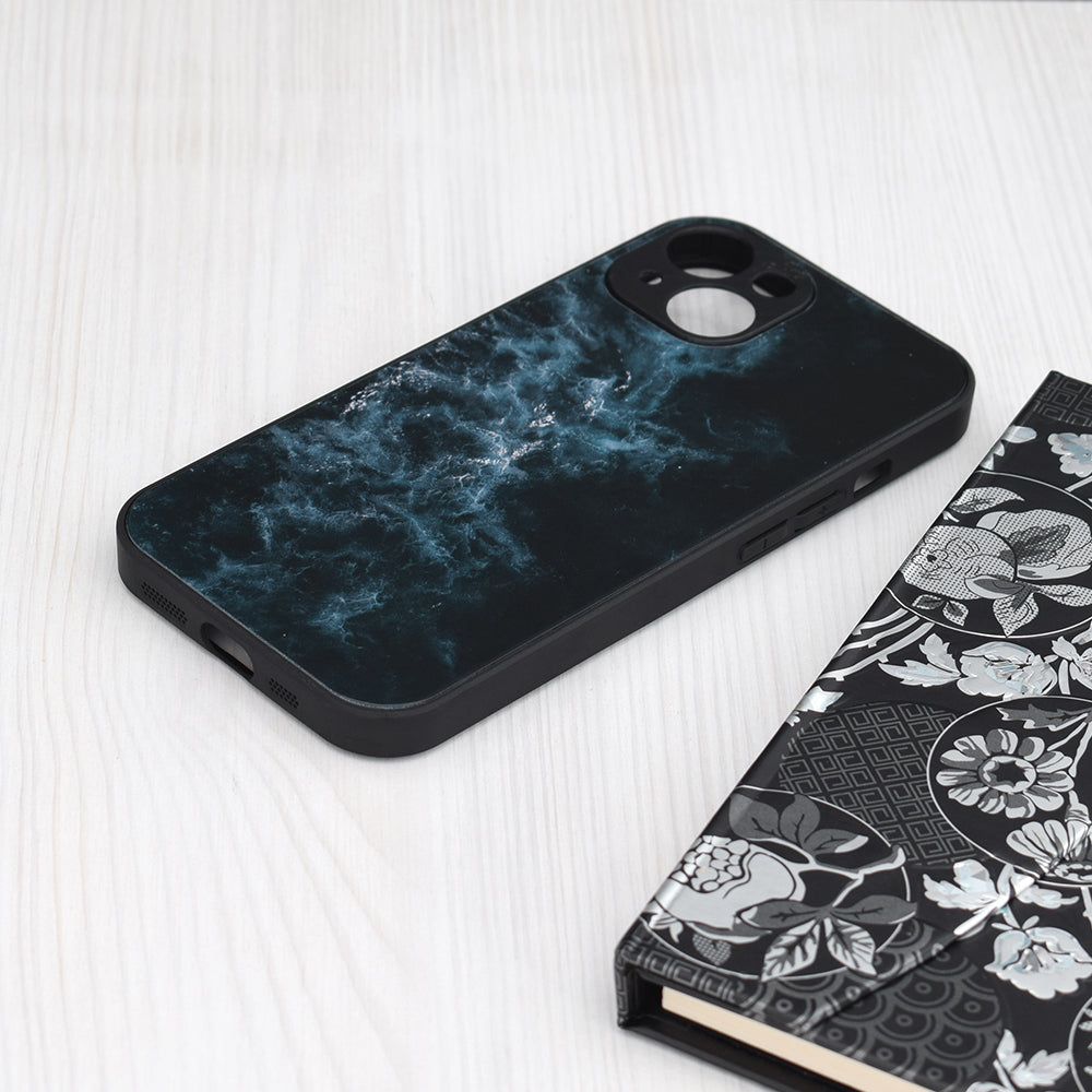 Custodia per Apple iPhone 15, Techsuit, Glaze, Blu