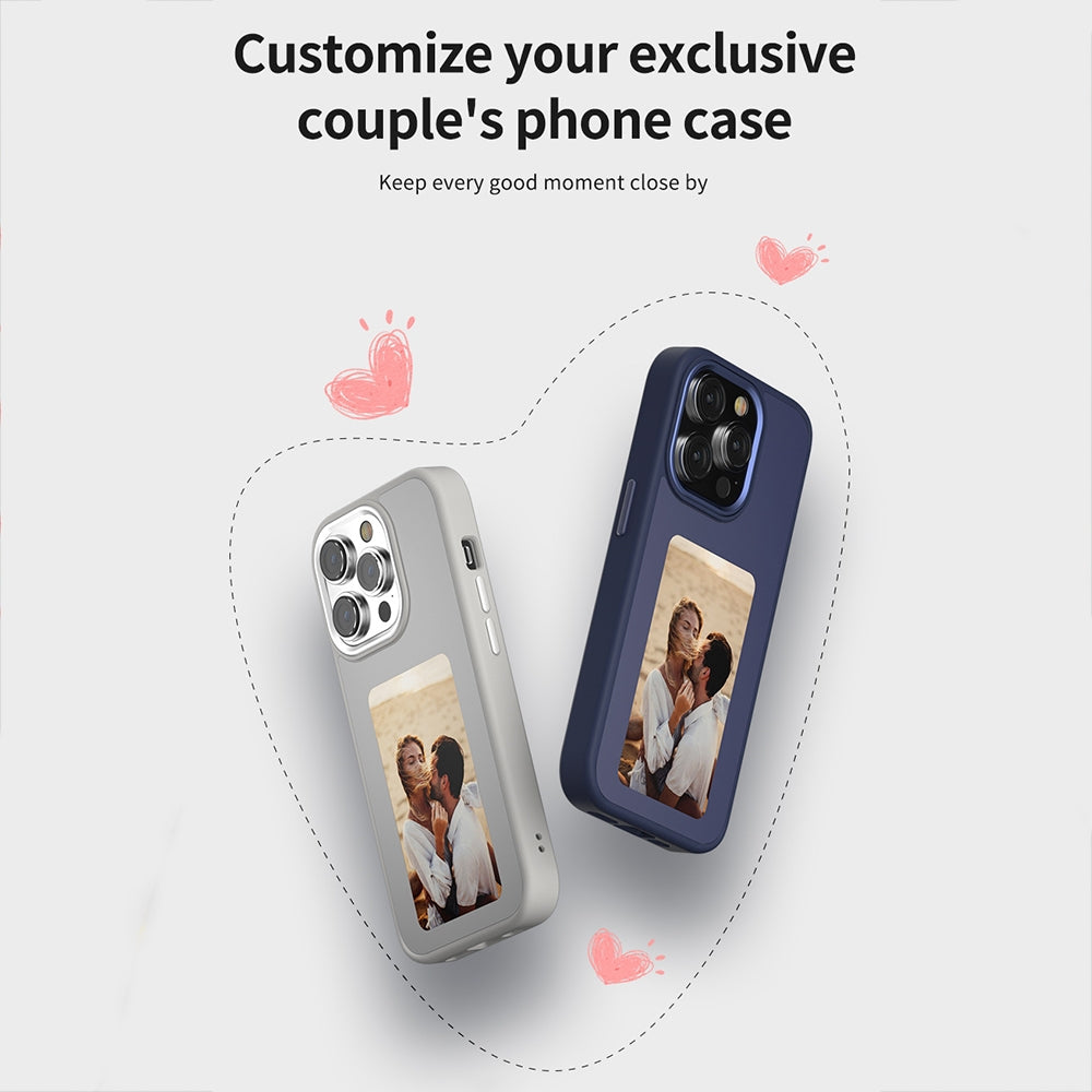 Custodia per Apple iPhone 15, Techsuit, SmartScreen NFC, Nera