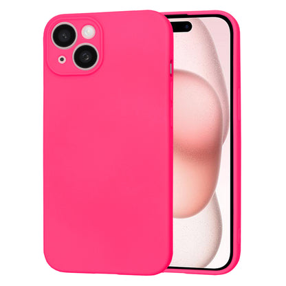 Custodia per Apple iPhone 15, Techsuit, SoftFlex, Rosa Scuro