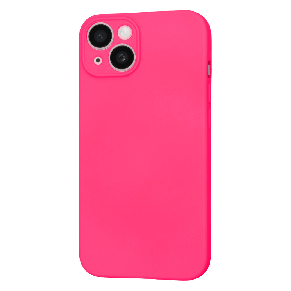 Custodia per Apple iPhone 15, Techsuit, SoftFlex, Rosa Scuro