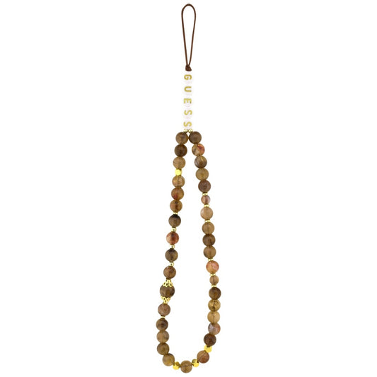 Custodia per Apple iPhone 16, Guess, 4G Classic Logo con Cinturino, Marrone