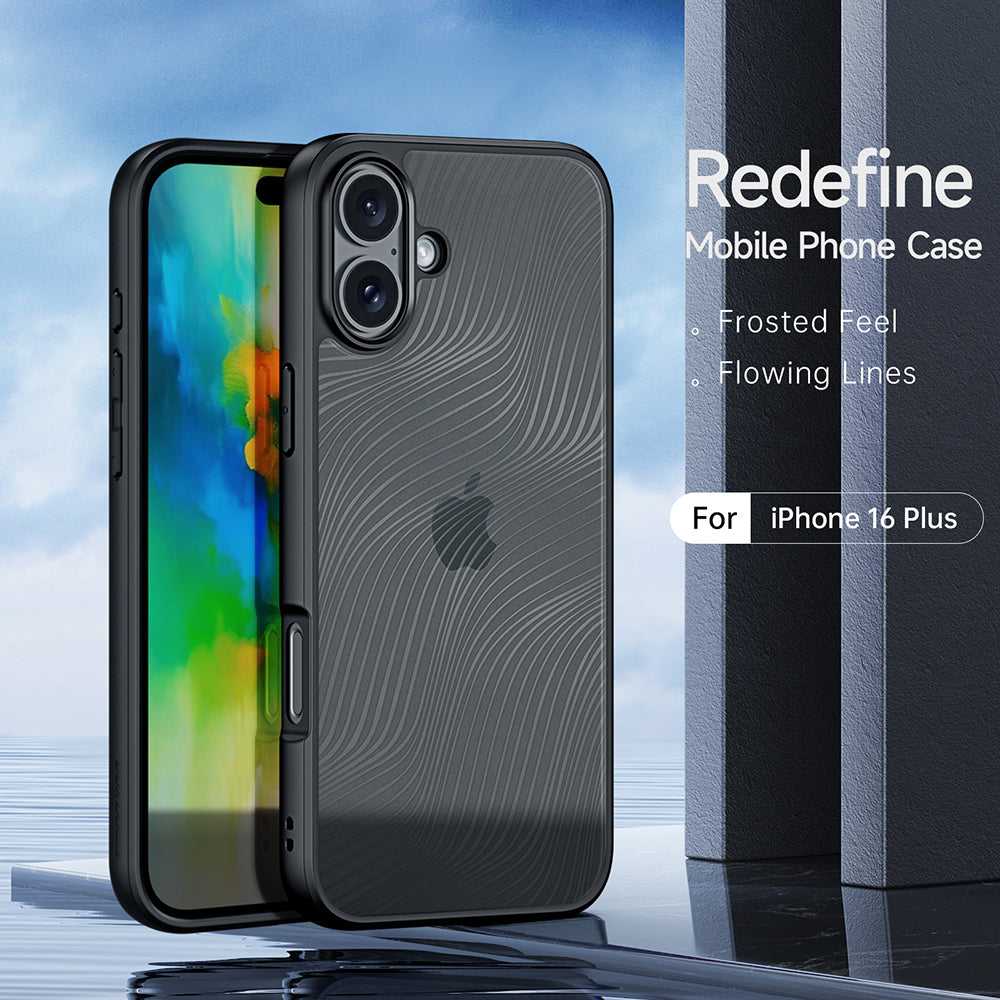 Custodia per Apple iPhone 16 Plus, DUX DUCIS, Aimo, Nera