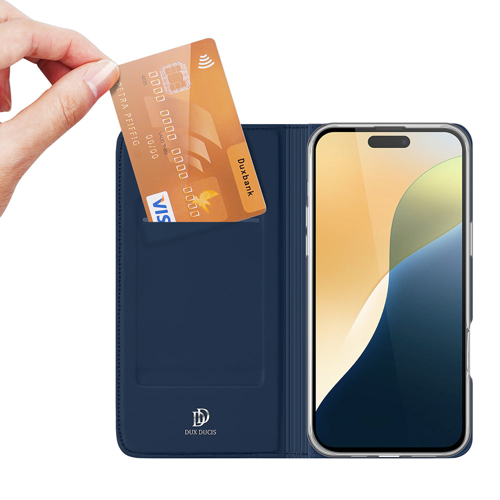 Custodia per Apple iPhone 16 Plus, DUX DUCIS, Skin Pro, Nera