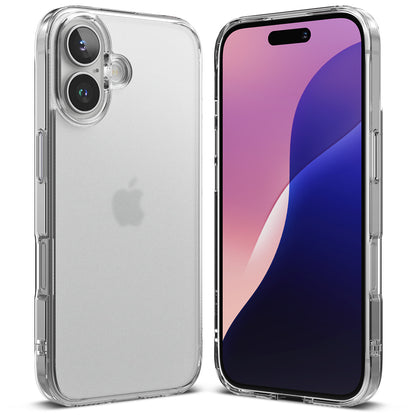 Custodia per Apple iPhone 16 Plus, Ringke, Fusion, Trasparente Opaca