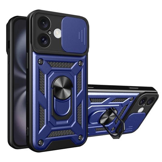 Custodia per Apple iPhone 16 Plus, Techsuit, CamShield, Blu
