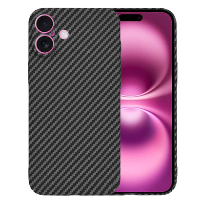 Custodia per Apple iPhone 16 Plus, Techsuit, Carbonite FiberShell, Nera