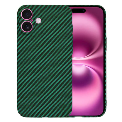 Custodia per Apple iPhone 16 Plus, Techsuit, Carbonite FiberShell, Verde
