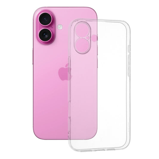 Custodia per Apple iPhone 16 Plus, Techsuit, Chiara, Trasparente