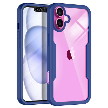 Custodia per Apple iPhone 16 Plus, Techsuit, ColorVerse 360, Blu
