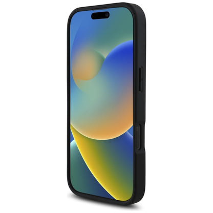 Custodia per Apple iPhone 16 Pro, Karl Lagerfeld, Grained Cardslots, Nera