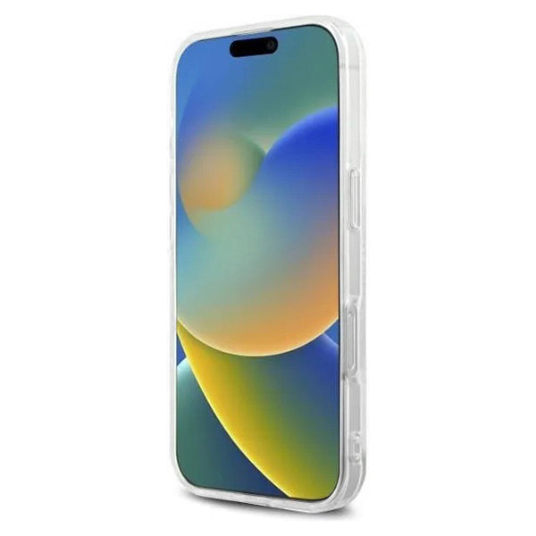 Custodia per Apple iPhone 16 Pro, Karl Lagerfeld, IML Rhinestones Karl's Head, Trasparente