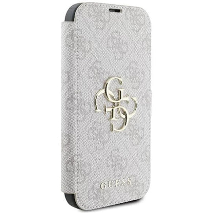 Custodia per Apple iPhone 16 Pro Max, Guess, 4G Book, Rosa