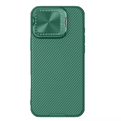 Custodia per Apple iPhone 16 Pro Max, Nillkin, CamShield Prop, Verde