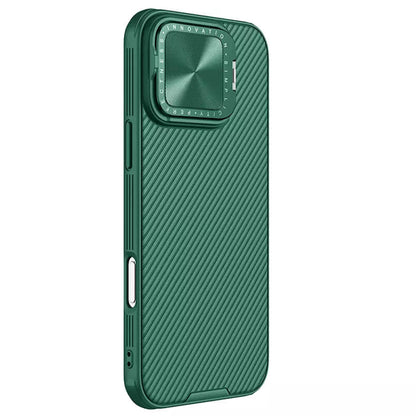 Custodia per Apple iPhone 16 Pro Max, Nillkin, CamShield Prop, Verde
