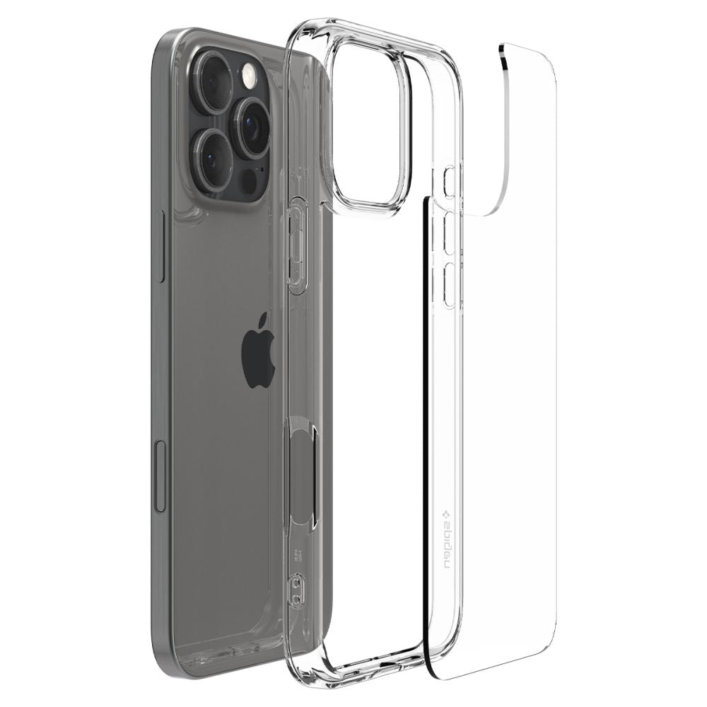 Custodia per Apple iPhone 16 Pro Max, Spigen, Ultra Hybrid, Trasparente ACS07992