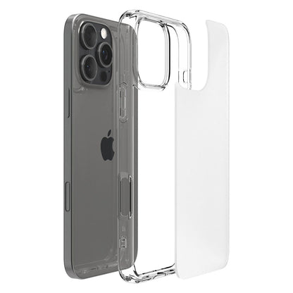 Custodia per Apple iPhone 16 Pro Max, Spigen, Ultra Hybrid, Trasparente Satinata ACS07993