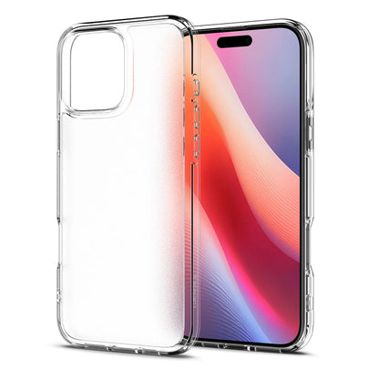 Custodia per Apple iPhone 16 Pro Max, Spigen, Ultra Hybrid, Trasparente Satinata ACS07993