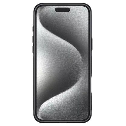 Custodia per Apple iPhone 16 Pro, Nillkin, Iceblade Prop (senza ritaglio per fotocamera), Nera