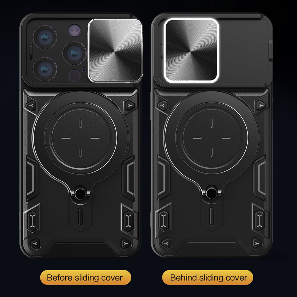 Custodia per Apple iPhone 16 Pro, Techsuit, CamGuard Pro, Blu
