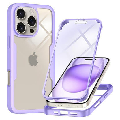 Custodia per Apple iPhone 16 Pro, Techsuit, ColorVerse 360, Viola